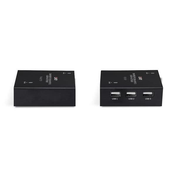 Extender KVM - icke specificerad - 300m - DisplayPort 1.2 4K - 3 USB-portar - Fiberoptik