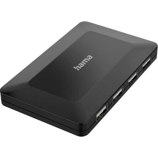 Hama 4 Port USB 2.0 Hub Svart