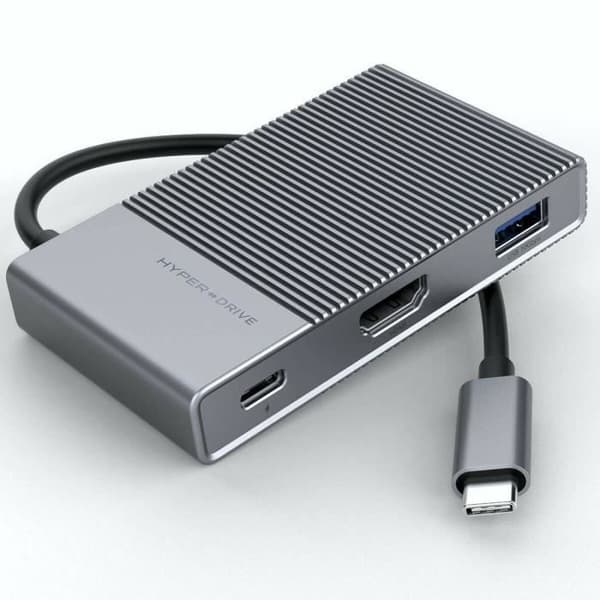 Hyper HD-G206 USB Hub Grå