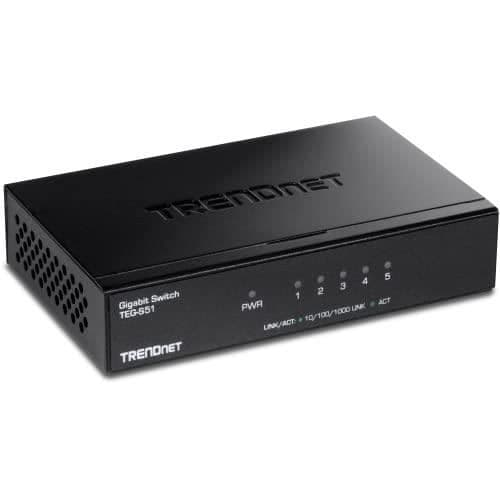 TRENDNET TEG-S51 5-portars Gigabit Desktop Switch