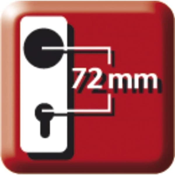 Skyddsbeslag - Abus - KLZS714 F3 08421 - Vit - Cylinderskydd - Enkel installation