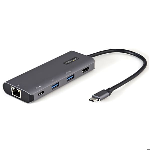 USB-hubb - Startech - DKT31CHPDL - 3 portar - Färg svart - Ethernet RJ-45