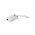Miniatyrbild 2 av 2: Hub USB/Ethernet - TRENDnet - TUC-ETGH3 - USB Typ C - 3 portar USB 3.0 - 1 port RJ-45