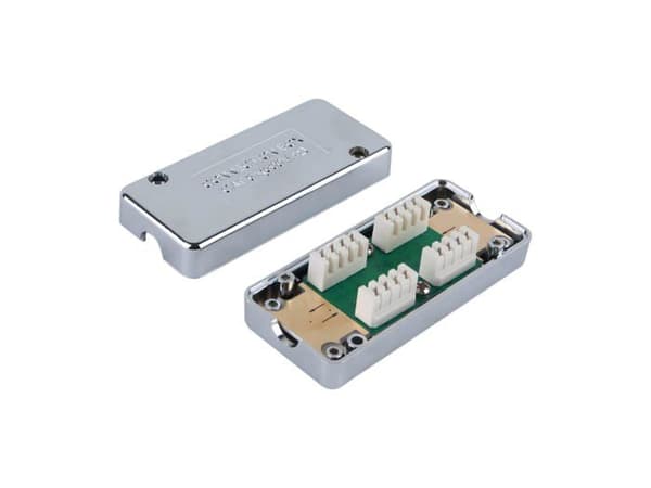 Switch - Ethernet-nav - injektor Utrusta 135623 Kategori 6A skärmad kopplingsdosa