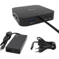 Miniatyrbild 1 av 4: i-tec - USB-C 2x4K dockningsstation med 65W PD-nätadapter