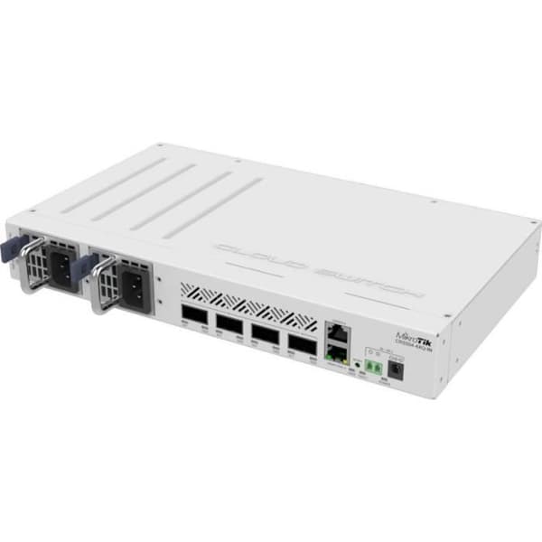 MikroTik Cloud Core Router 4x 100GB QSFP28 PoE in 2 redudante Netzteile Ethernet Router (CRS504-4XQ-IN)