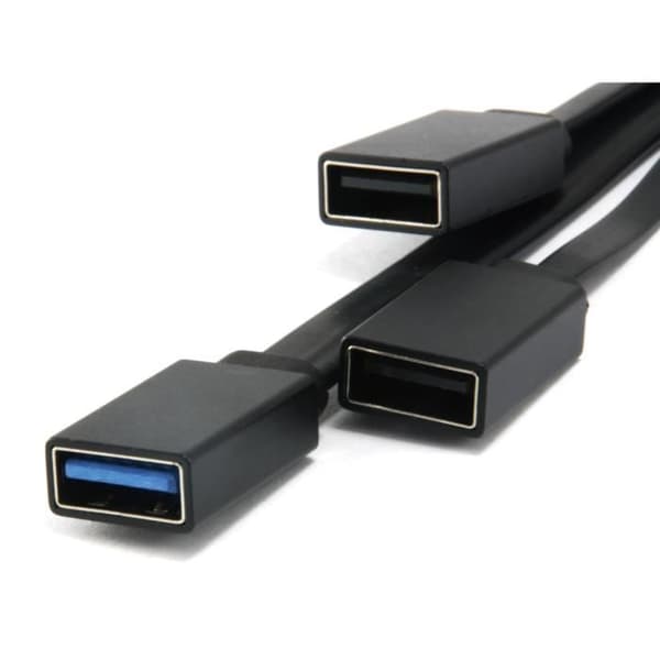 Koncentrator (hub) - CONCEPTRONIC - HUBBIES 01B - 3 portar - USB 3.1 (3.1 Gen 2) Typ-C - Svart
