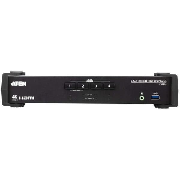 ATEN 4-portars USB 3.0 KVM-switch - CS1824