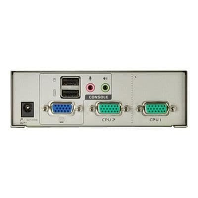 ATEN CS72U 2-ports KVM-switch, USB, ljud