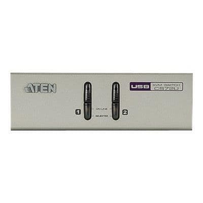 ATEN CS72U 2-ports KVM-switch, USB, ljud