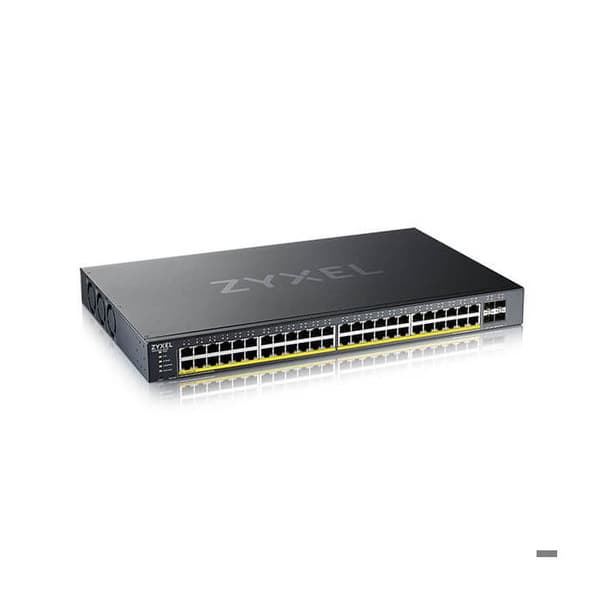 Switch Ethernet - ZYXEL - Nebula - 48 portar Gigabit - PoE+ - 4 platser SFP+ 10G