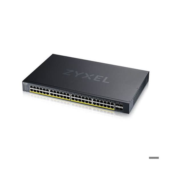 Switch Ethernet - ZYXEL - Nebula - 48 portar Gigabit - PoE+ - 4 platser SFP+ 10G