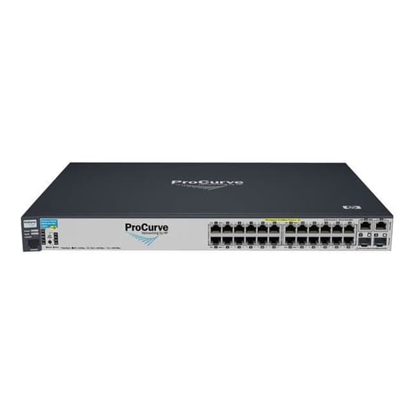 HP E2610-24-PoE Switch - Managed - 24 portar - Rackmonterbar