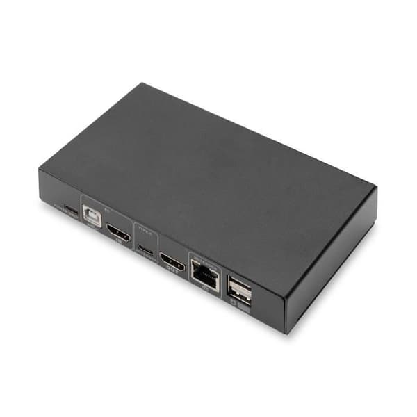 DIGITUS KVM SWITCH 2-PORTAR 4K30HZ USB-C-USB-HDMI IN HDMI OUT, RES