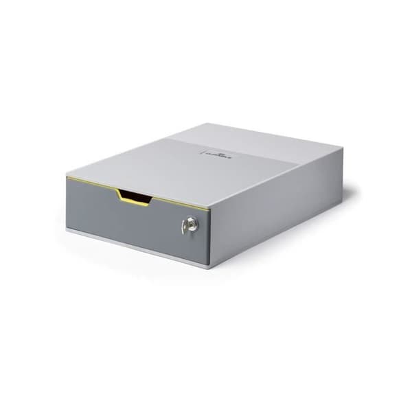 Hållbar 760127 - KVM SWITCH - Förvaringslåda 1 Låsbar låda VARICOLOR 1 SAFE 24,7 x 7,7 x 33 cm