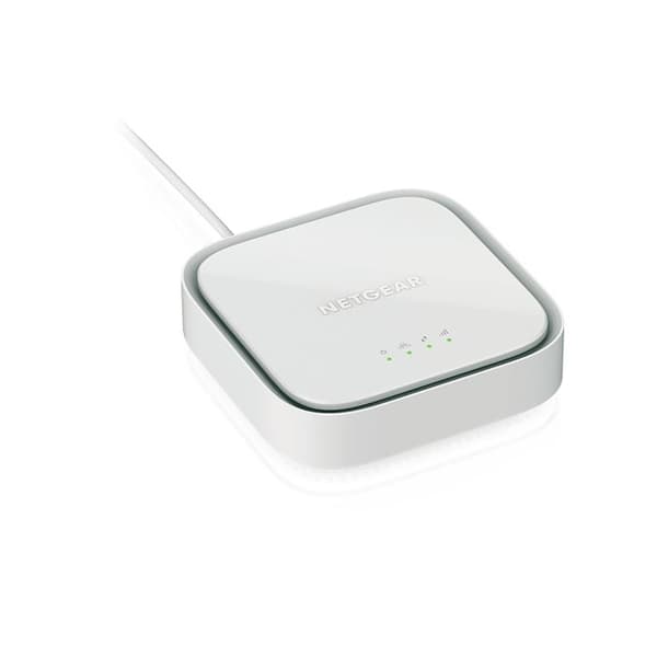 Netgear 4G TLE Modem (LM1200) Kompatibel med alla europeiska SIM-kort, 2 Gigabit Ethernet-portar, Ultra Vit