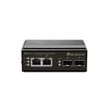 Miniatyrbild 2 av 3: LEVELONE IGP-0431 Gigabit Ethernet Network Switch med 2 RJ-45-portar och 2 SFP-moduler installerade