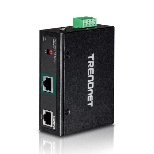 TRENDnet TI-SG104 - 95W industriell Gigabit UPoE Splitter ( Kategori: Switchtillbehör )