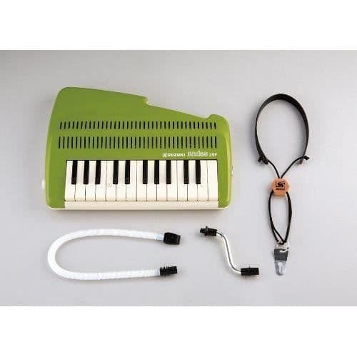 Melodica - Suzuki - Andes 25 F - 25 tangenter - Panflöjtsljud - Grön färg