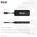 Miniatyrbild 2 av 2: USB-C-hubb - CLUB 3D - MST-hubb - 3 portar - 4K 60Hz - HDR