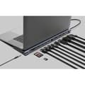 Miniatyrbild 2 av 4: Multiport-adapter - MANHATTAN - 12 i 1 - 4K 60Hz - HDMI, DisplayPort, USB-A