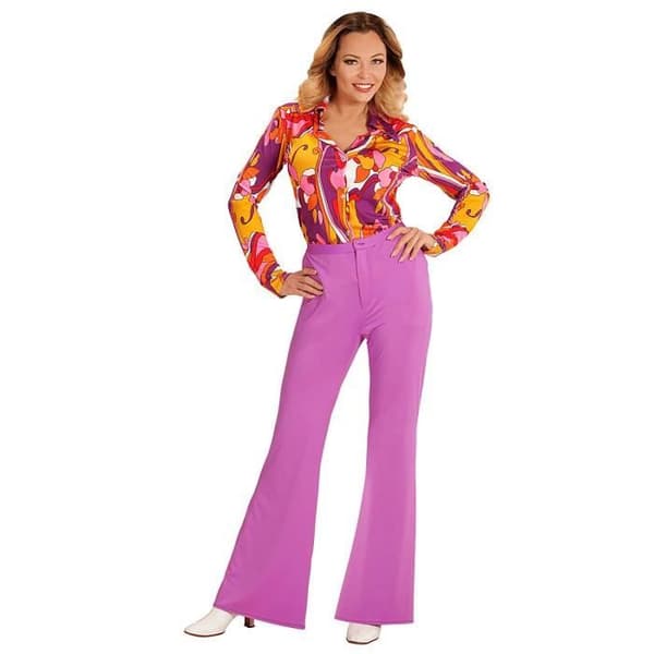 Byxor - Widmann - 1970-talet - Dam - Storlek M - 100% Polyester