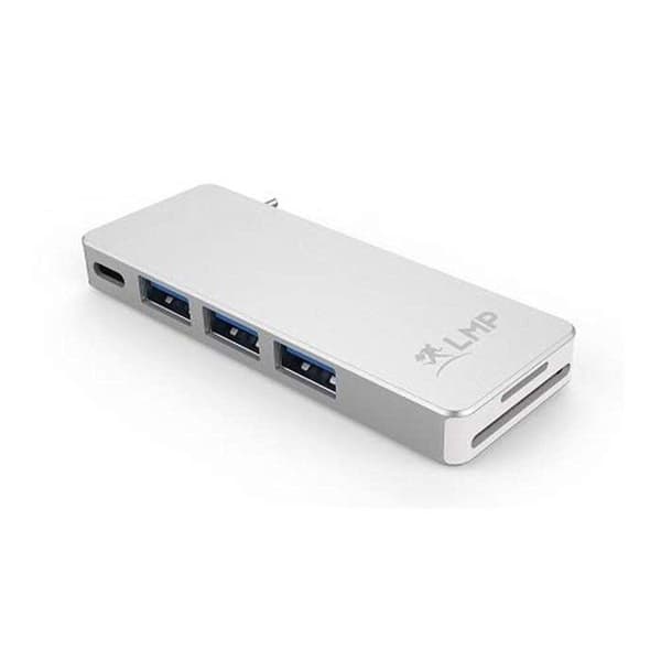 Hub Lmp - LMP-USBC-BASEB-6P-S - HUB USB 1x SD 1x USB-C PD 1x microSD + 3x USB-A 3.0 (-USBC-BASEB-6P-S)