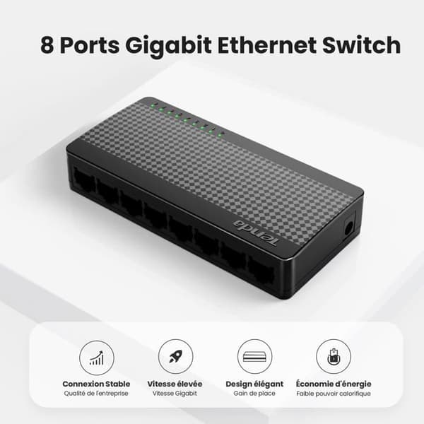 Switch - hub ethernet - injektor Tenda - SG108 V4.0