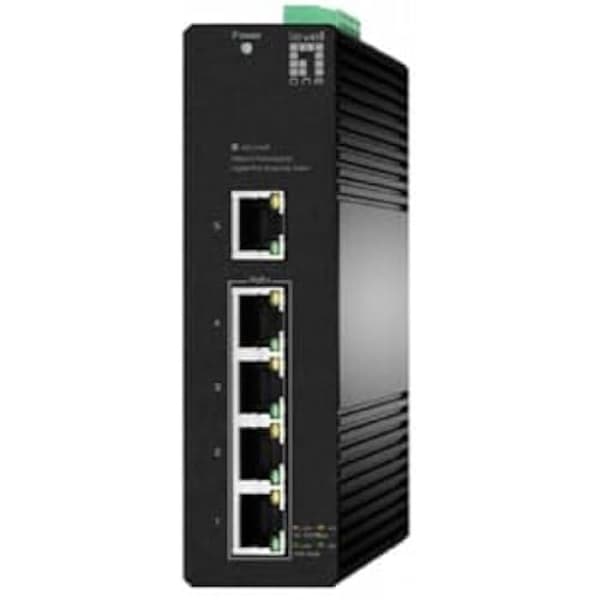 Smart Lite-switch - LEVELONE - IGS-2105P - 5 Gigabit-portar - 4 PoE-utgångar - 802.3af/at PoE