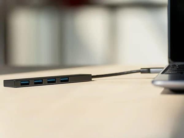 Hub Techly - IUSB32-HUB4A-4U3SL - Hub USB 4p. USB 3.2