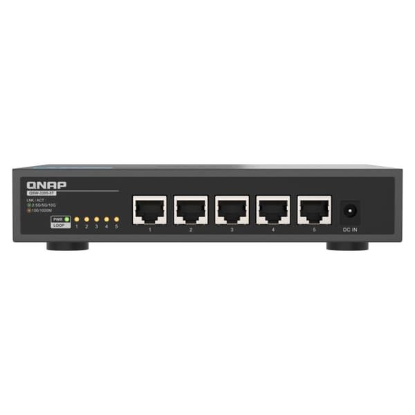 QNAP QSW-3205-5T 5 portar 10GbE Svart