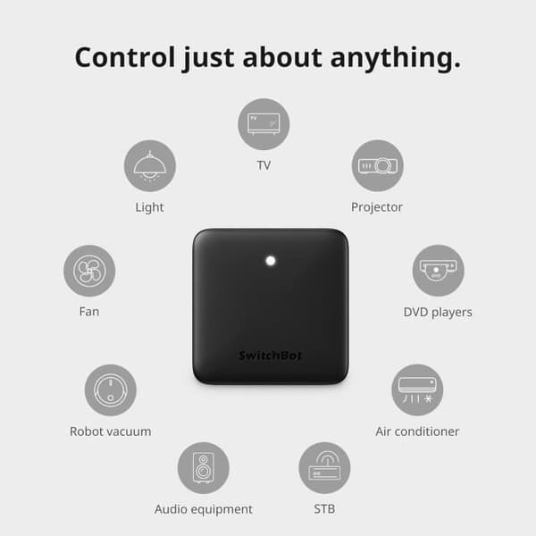 Smart Fjärrkontroll - SwitchBot - Hub Mini - Wi-Fi 2,4 GHz - Infraröd Port - Kompatibel med Alexa