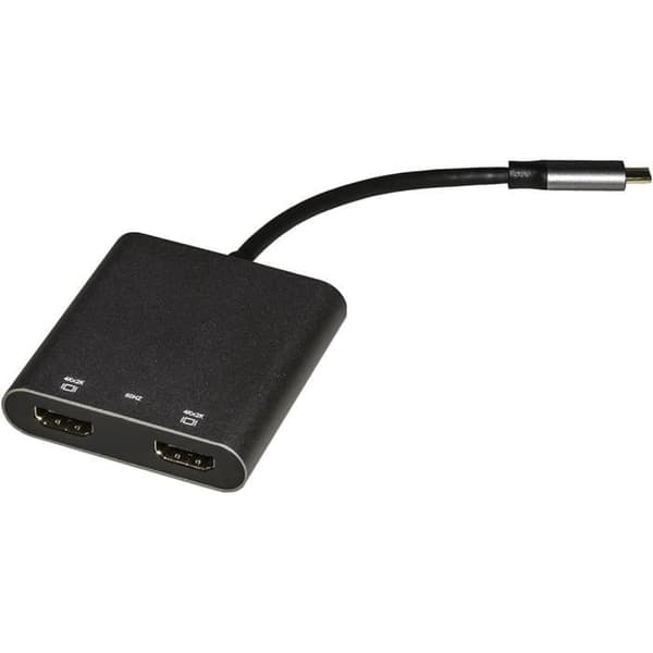 USB-C till 2 HDMI-portar - LKADAT135 - 4K - 60Hz - Kompatibel med TV och projektorer