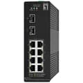 Miniatyrbild 1 av 2: Gigabit PoE Switch - LEVELONE - Hilbert - 10 portar - 8 PoE utgångar - 2 SFP 802.3at/af