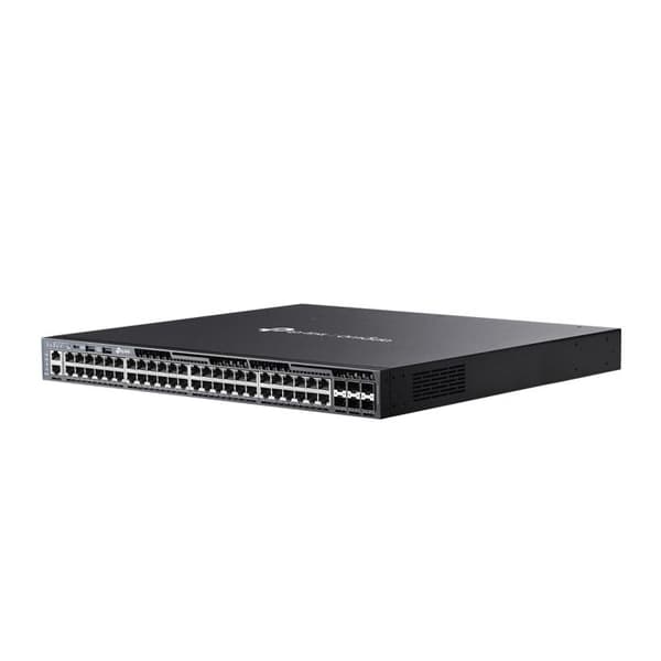 TP-LINK Omada 48-Port Gigabit Stabbara L3 Hanterad PoE+ Switch med 6 10GE SFP+ Platser