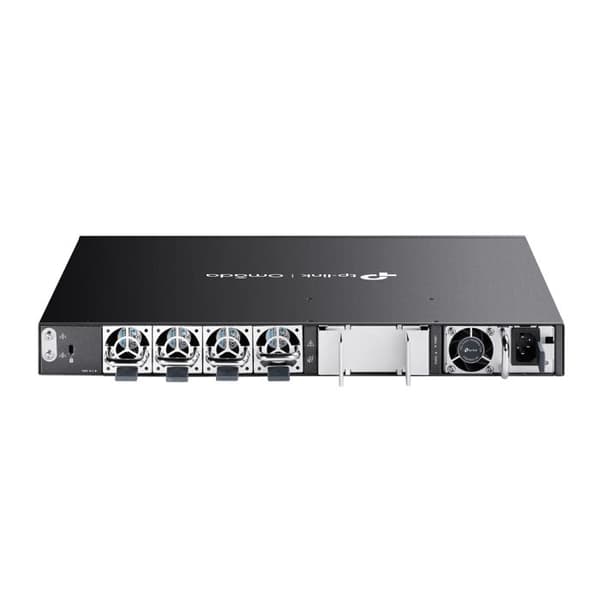 TP-LINK Omada 48-Port Gigabit Stabbara L3 Hanterad PoE+ Switch med 6 10GE SFP+ Platser Svart