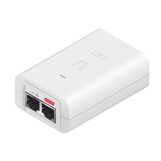 Ubiquiti Networks POE-24-30W-G-WH 24V Gigabit Ethernet PoE-adapter och injektor