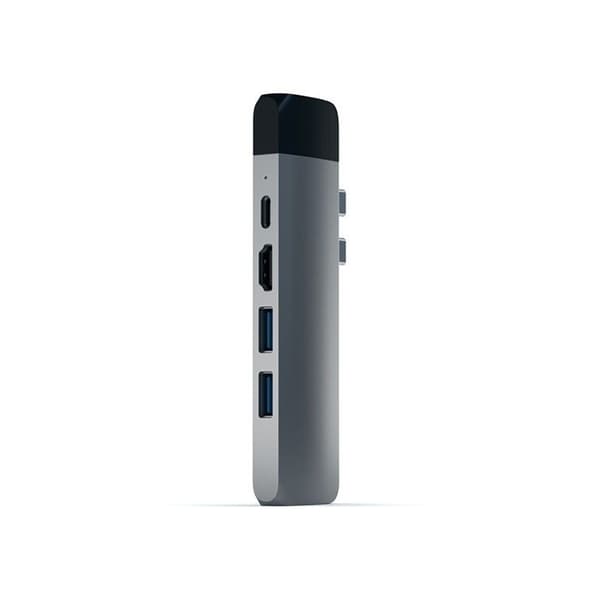 Satechi Aluminium Type-C Pro Hub USB-C dockningsstation med Ethernet – GigE