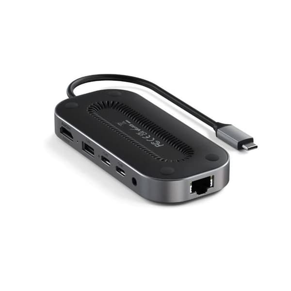 USB-4 Hub - Satechi - 6 i 1 - Ethernet 2.5G - 6 portar - Kompatibel med flertalet enheter
