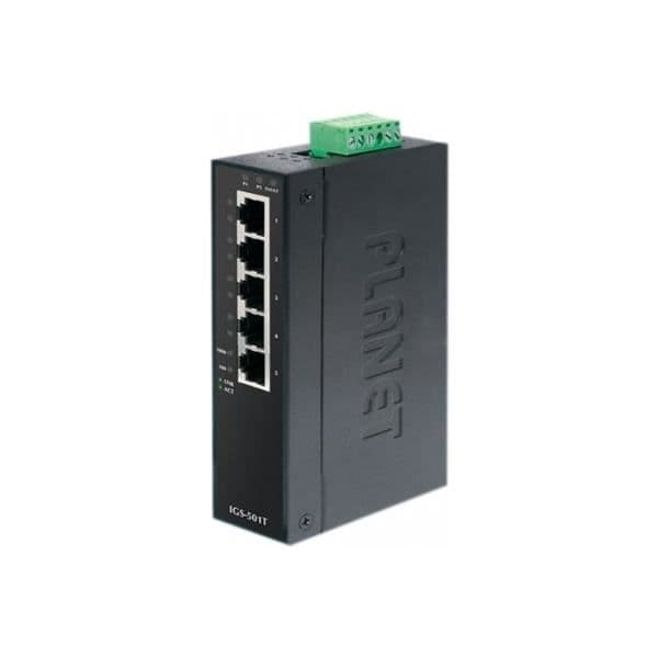 PLANET SWITCH INDUST GIGABIT -40/75° - 5 …