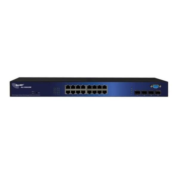 ALLNET ALL-SG8420M, Managed Network Switch, L2, Gigabit Ethernet (10-100-1000), Full Duplex, Rackmount, 19U