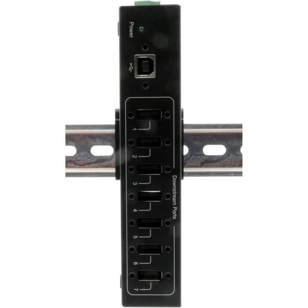HUB USB 2.0 - GENERISK - EXSYS EX-11217HMVS - 7 Portar - Metallisk - Skydd 15KV ESD