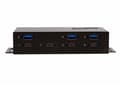Miniatyrbild 3 av 4: Hub Exsys - EX-1237HMVS - Hub - 3 x USB 3.2 Gen 2 + 4 x USB-C 3.2 Gen 2 - Skrivebord, väggmonterbar