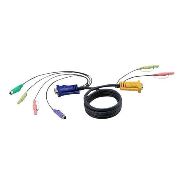 ATEN 2L5305P kvm kabel VGA PS2+AUDIO, 5 m