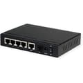 Miniatyrbild 2 av 4: Switch Gigabit Ethernet - ROLINE - 6 portar - 5x 10/100/1000 - 1x SFP - 4x PoE+