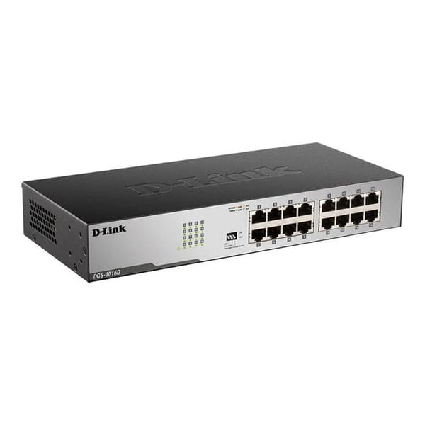 - D-Link - D-Link DGS 1016D - switch - 16 portar