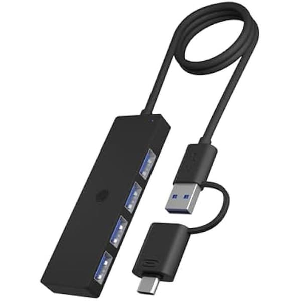USB 3.0 Hub - ICY BOX - IB-HUB1424-C3 - 4 USB-A-portar - Kompakt design - Status LED
