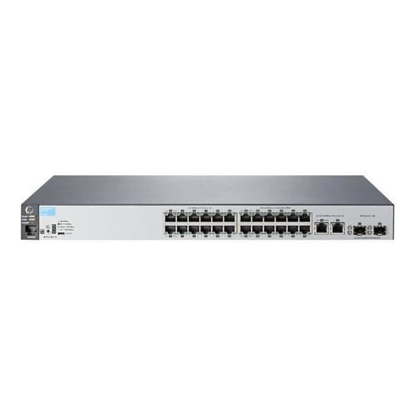 HPE ARUBA Switch 2530-24 - Managed - 24 x 10/100 + 2 x Gigabit SFP + 2 x 10/100/1000