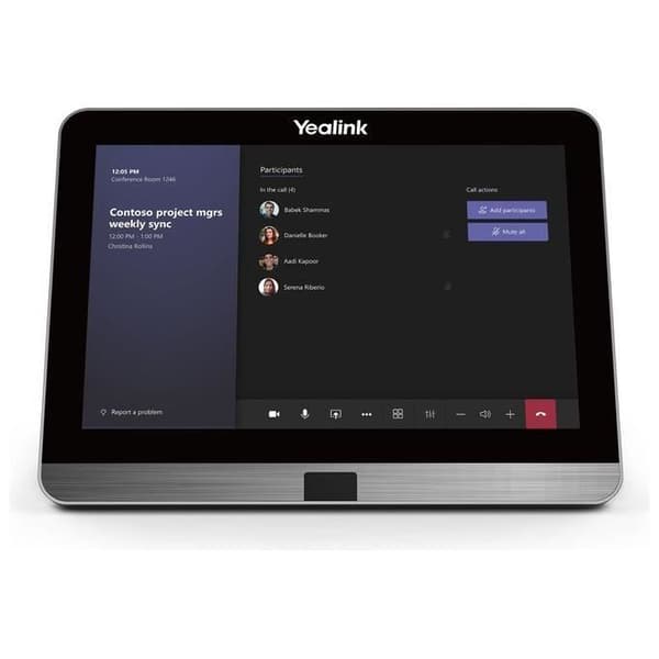 Touchpanel - Yealink - MTouch II - Touchskärm - 8 tum - Färg grå