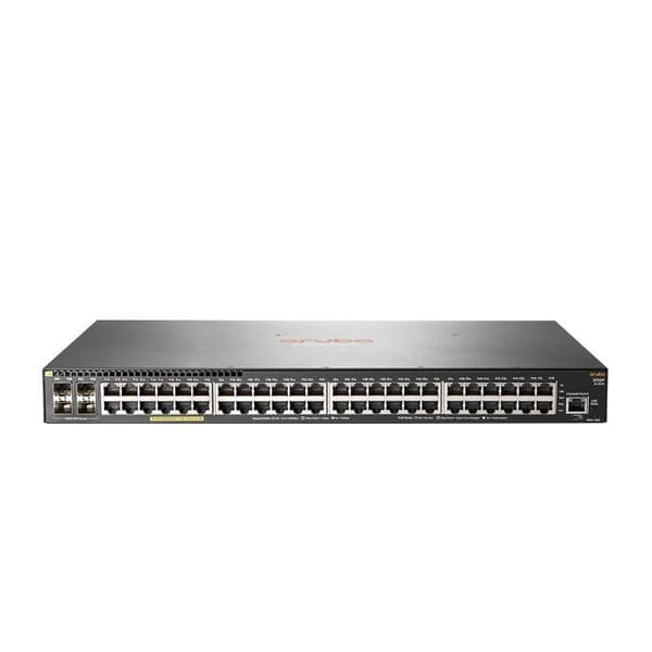 Switch - HPE - Aruba 2930F - 48G PoE+ - 4SFP - Hanterad - 370W Grå